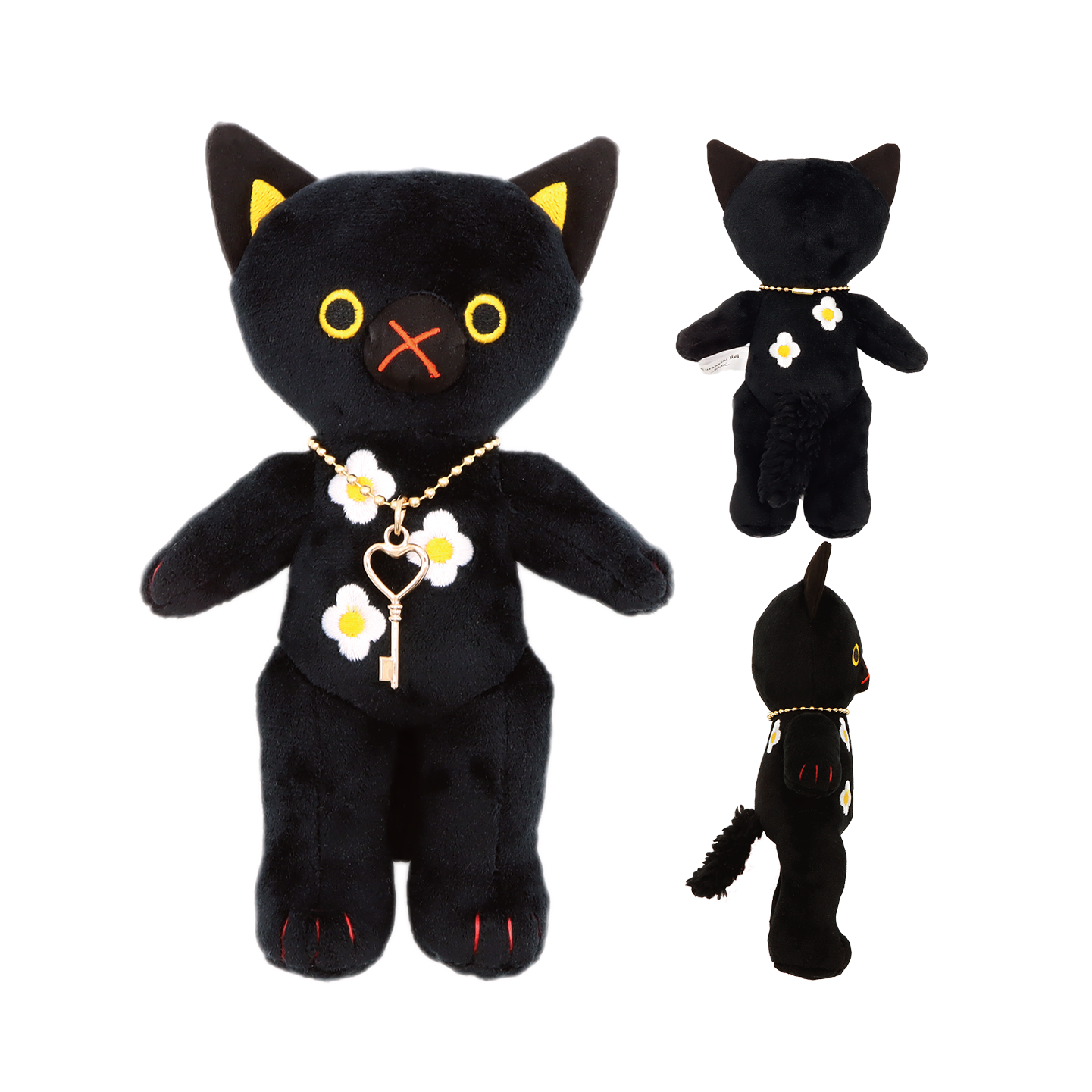 ぬいぐるみ（ひみつの黒猫） 
